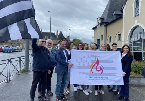 À la Mission Locale pour le départ  de « L’AUTRE FLAMME »