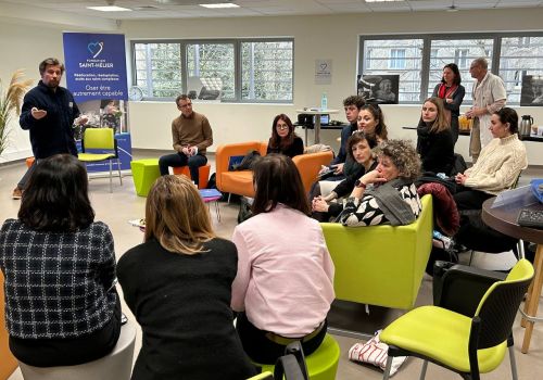Visite de la fondation Saint Hélier
