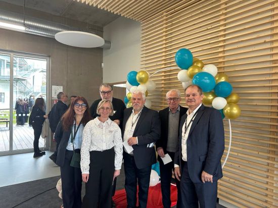 Christine LE NABOUR était à l'inauguration du nouveau bâtiment de l'École supérieure du numérique appliqué (ESNA) Christine LE NABOUR était à l'inauguration du nouveau bâtiment de l'École supérieure du numérique appliqué (ESNA)