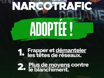 Une étape décisive contre le narcotrafic. ⚖️

L’ @assembleenationale a définitivement adopté la Proposition de loi pour renforcer notre action contre les...