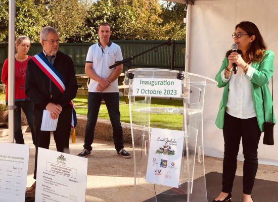 Inauguration de plusieurs sites à Saint Christophe des Bois