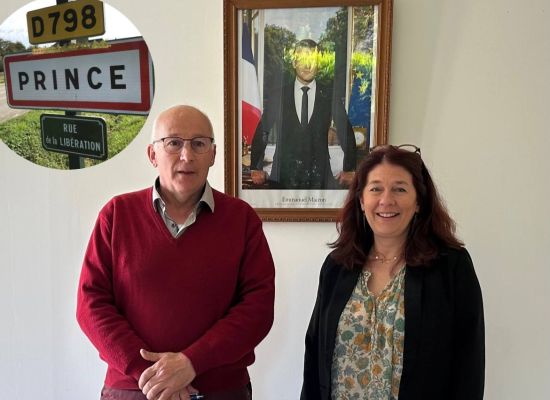 Échanges avec Monsieur le maire de Princé