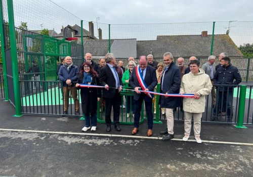 Inauguration de l’espace multisport à Chelun