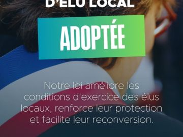 🏛️ Adoption de la proposition de loi sur le statut de l’élu local à l’Assemblée nationale.

✅ Reconnaitre les élus comme de véritables professionnels de...