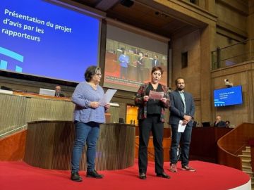 📒Aujourd’hui, en séance plénière du @cese_officiel Conseil Économique Social et Environnemental (CESE) pour la présentation de l’avis : « Satisfaire les...