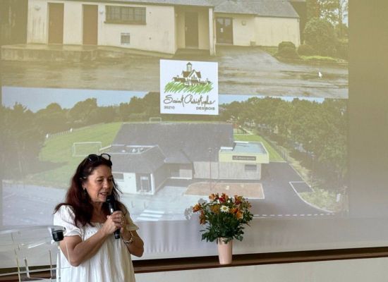 Inauguration de la salle polyvalente de Saint Christophe Des Bois